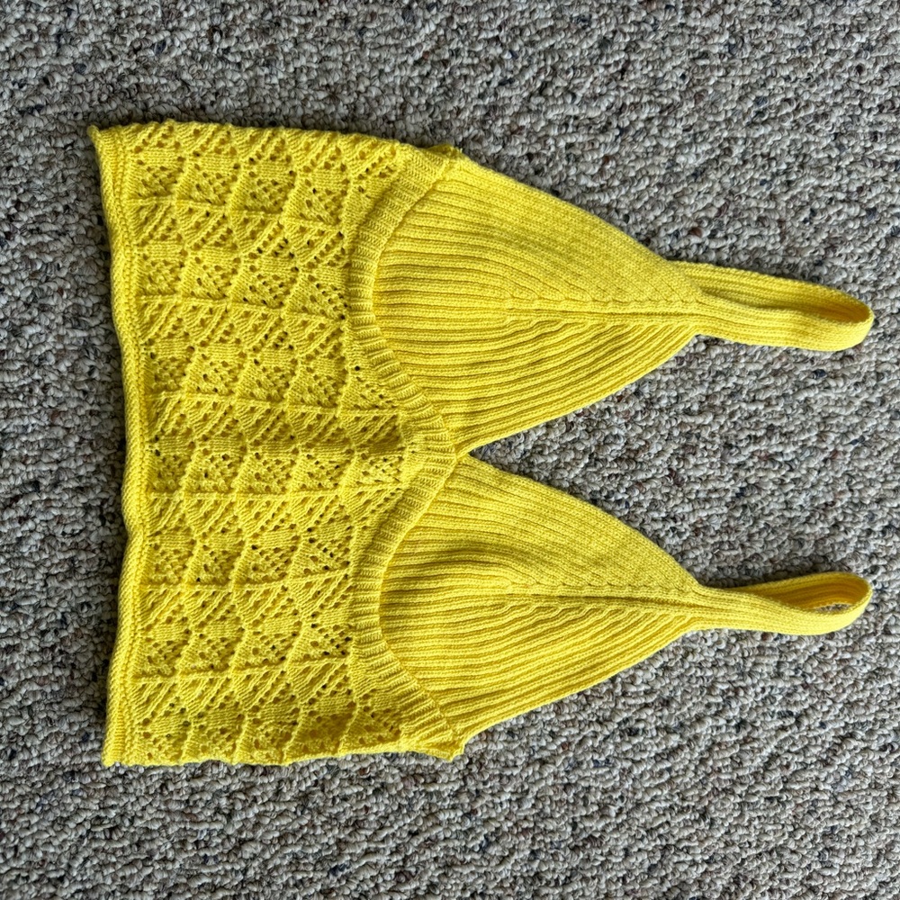 Yellow Knit top